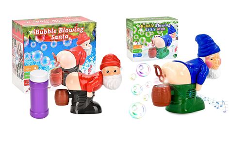 Santa Claus Bubble Maker Toy Funny Santa Automatic Fart