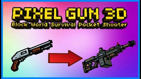 Pixel Gun 3d Using All Primary Weapons Challenge Youtube