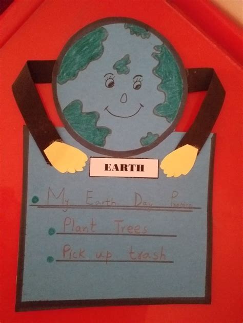 Earth Day Promise Card Activity Fun Activities Activities Trees To