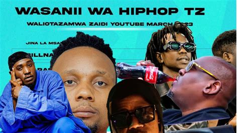 Wasanii Wa Hip Hop Tanzania Waliotazamwa Zaidi 2023 Mwezi March