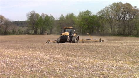 Challenger Mt With A Kmc Phillips Rotary Harrow Youtube