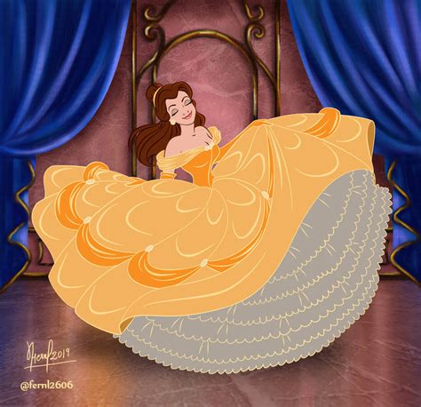 Belle Ball Gown By Fernl On Deviantart