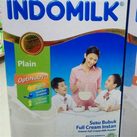 Jual Indomilk Full Cream Susu Bubuk Gram Shopee Indonesia