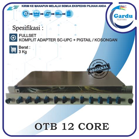 Jual Otb Core Rackmount Kosongan Komplit Adapter Pigtail Shopee