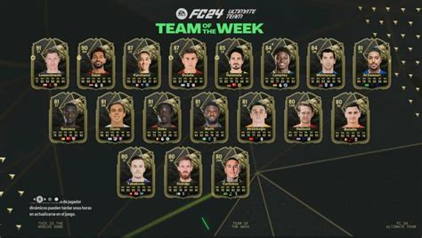 Ea Sports Fc Totw Ya Disponible Y Aqu Puedes Ver Las Stats In