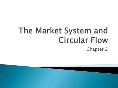 PPT The Market System And Circular Flow PowerPoint Presentation Free