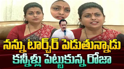 కననళల పటటకనన మతర రజ Minister RK Roja Emotional Comments