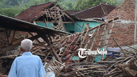 Ratusan Bangunan Di Wonogiri Terdampak Gempa Bantul Ada Sekolah Rumah