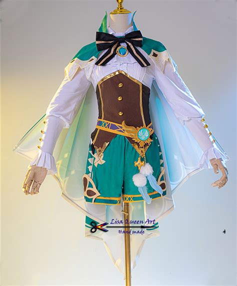 Genshin Impact Venti Cosplay Costume Venti Game Dress Etsy