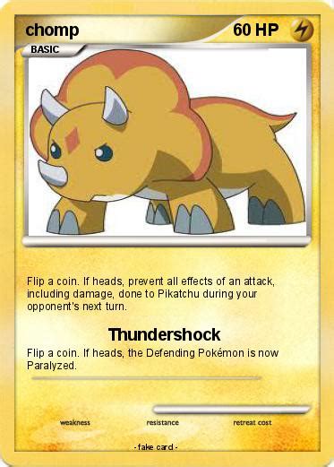 Pokémon Chomp 165 165 Thundershock My Pokemon Card