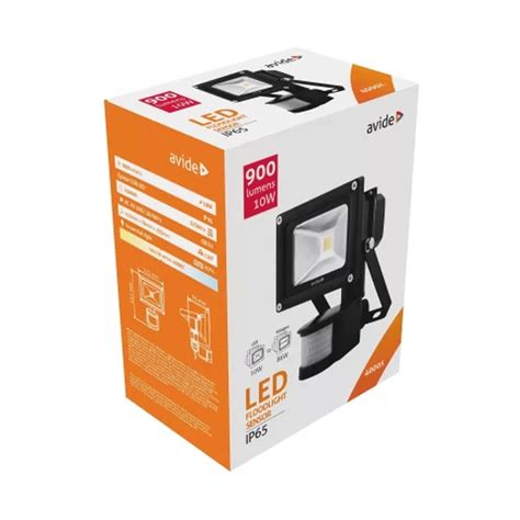 Avide LED Reflektor 10W NW 4000K Mozgásérzékelős PIR HUFBAU bnfshop hu