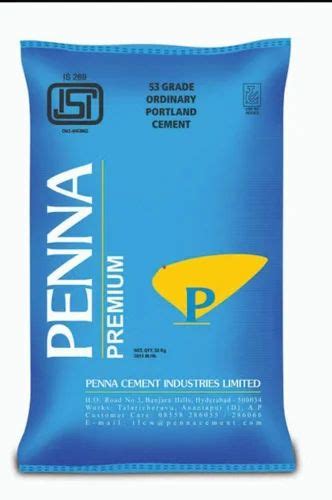 Penna Premium Ordinary Portland Cement At Rs 290 Bag In Hyderabad Id