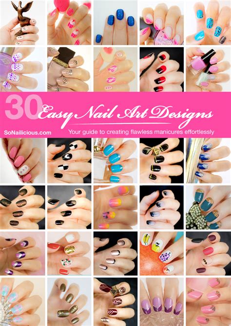 30 Easy Nail Art Designs And Nail Tutorials E Book By Sonailicious