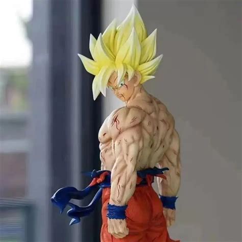 Dragon Ball Z 38cm Gk Son Goku Majin Vegeta Figure Gk Super Saiyan