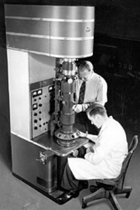 Germans Max Knott and Ernst Ruska co-invented the electron mircroscope ...