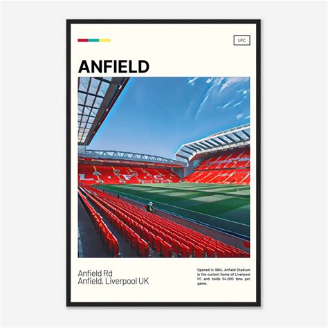 Anfield Stadium Digital Oil Painting Poster Print - Citiesbox