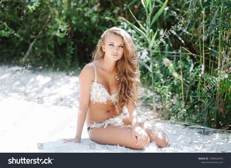 Outdoor Fashion Portrait Sexy Lady Bikini Stock Photo 1098426479 Shutterstock