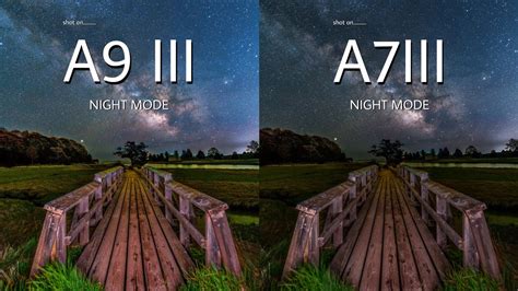 Sony A9 Iii Vs Sony A7iii Night Mode Camera Test Youtube