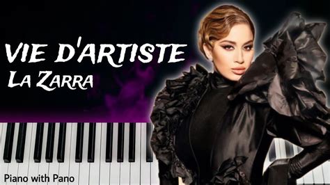 La Zarra Vie D Artiste Piano Cover YouTube