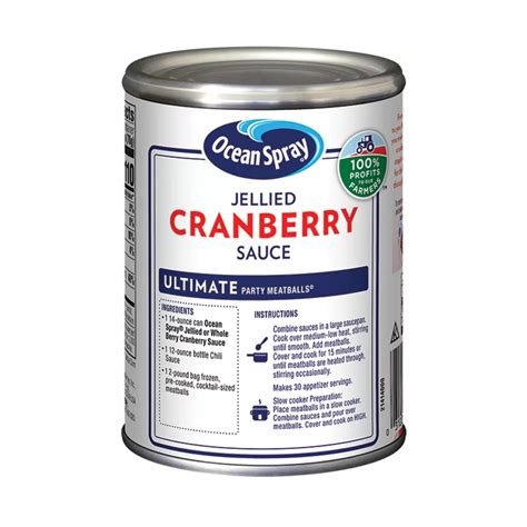 Ocean Spray Jellied Cranberry Sauce Shop Berries And Cherries At H E B