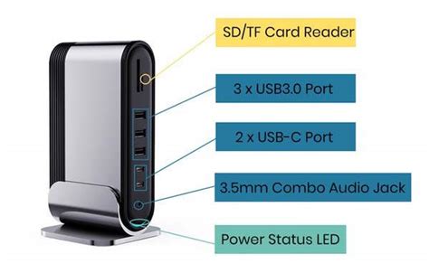 titanhub desktop usb  docking station gadgetsin