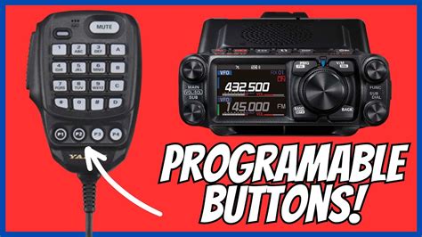 Yaesu Ftm D Programmable Buttons Youtube