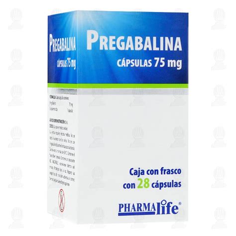 Pregabalina 75 mg 28 Cápsulas Pharmalife