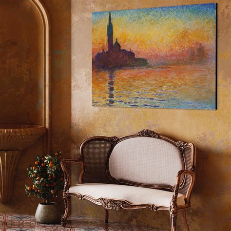 Crepúsculo En Venecia Claude Monet Brand Artp