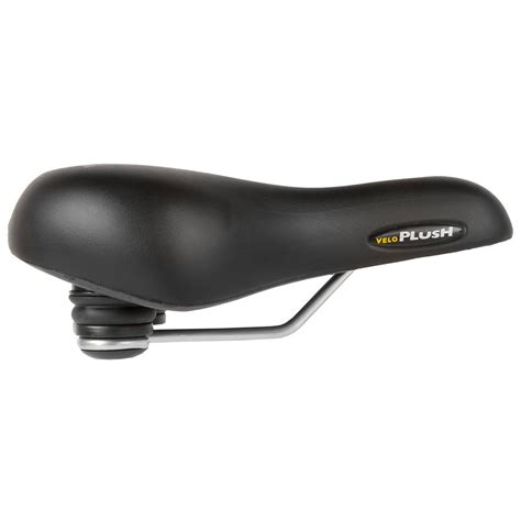 Velo Plush Gel Elasto Saddle, Black | Bikeinn