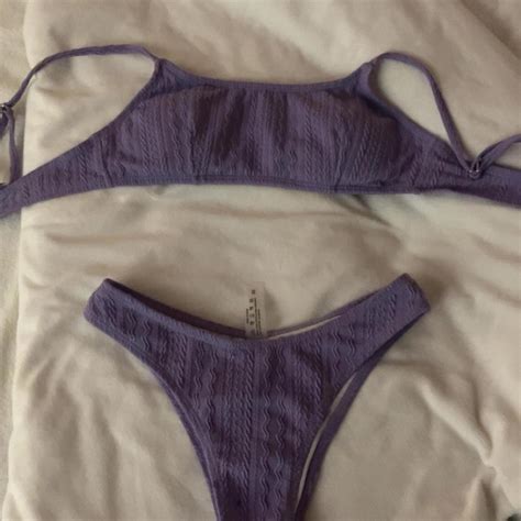 Purple Bikini Set Beachyvibes Depop