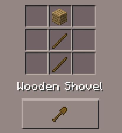 Wooden Shovel: Minecraft Pocket Edition: CanTeach