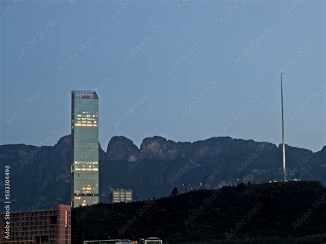 Towering High Rises Peek Over The Loma Larga A Steep Hill That Divides