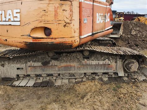 Koparka atlas 1504 LC zwolnica silnik pompa linde hpr 105 gąsienice