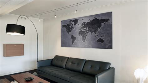 Mappemonde Métal Carte Monde Métallique Achat