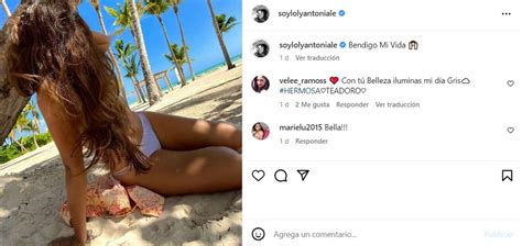 Loly Antoniale Pos Con Una Bikini Blanca Y Dej Una Contundente Frase