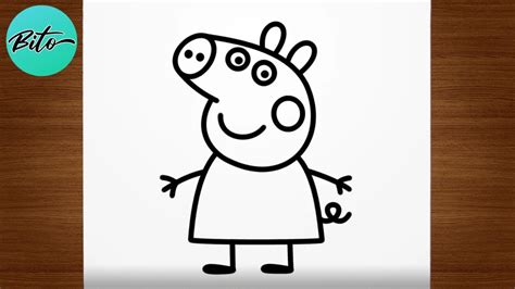 Como desenhar a PEPPA PIG passo a passo fácil e rápido YouTube