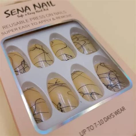 Trendy Nude Press On Nails Sena Nail