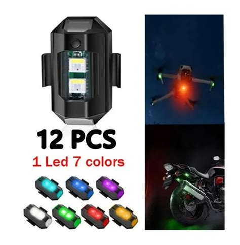 Estrobos Led Para Moto Fija Moto Bici Auto Piezas Usb Cuotas Sin