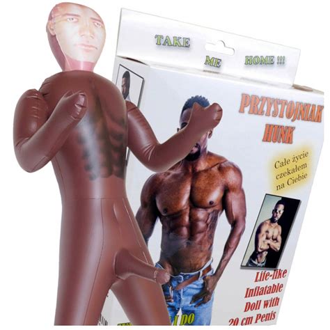 DMUCHANA LALKA murzyn facet SEX DOLL duży penis PREZENT WIECZÓR PANIEŃSKI 5906688865458 Cena