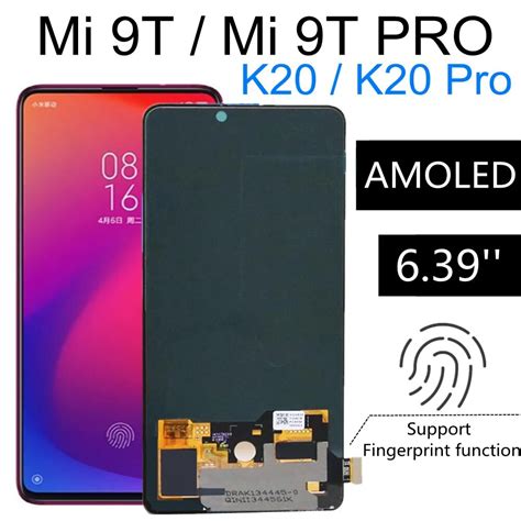 6 39 Super Amoled Mi 9T For Xiaomi MI9T Pro M1903F10I LCD Display