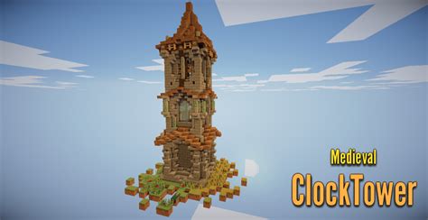 Minecraft Clock Tower Schematic