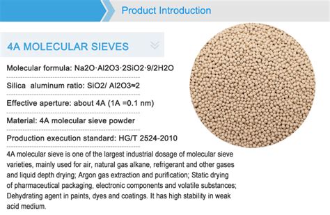 High Quality Adsorbent Lithium Zeolite Molecular Sieve Petroleum