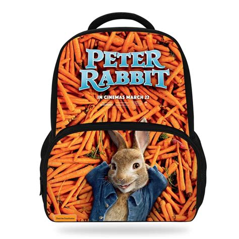 New 2018 Peter Rabbit Comedy Children Backpacks For Teenage Girls