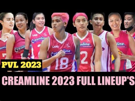 Mas Pinalakas Na Creamline 2023 Full Line Ups YouTube