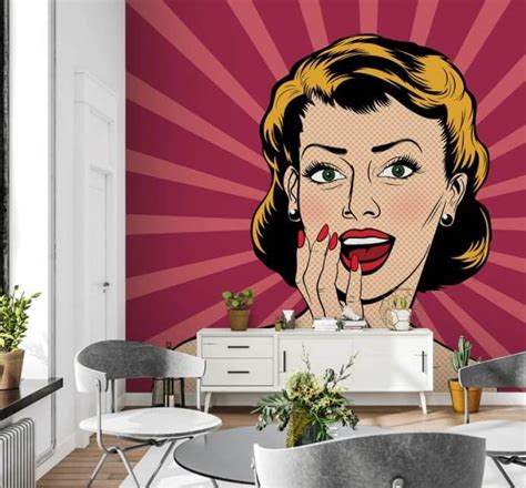 Pop Art Wallpaper And Wall Murals Wallsauce Eu