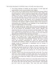 Opposing Public School Sex Education Reasons For Concern Course Hero