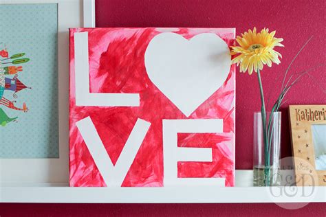 Valentine's Day Canvas Painting Ideas Easy - pic-lard