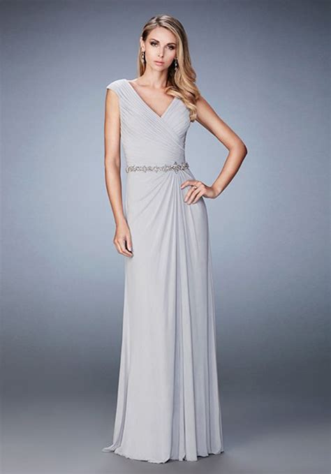 The 10 Best Silver Mother Of The Bride Dresses | Chiffon evening dresses, Evening dresses, Dresses