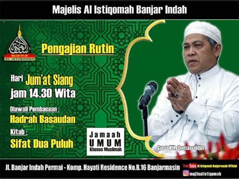 Pengajian Rutin Pembacaan Hadrah Basaudan Jamaah Wanita Majlis Al