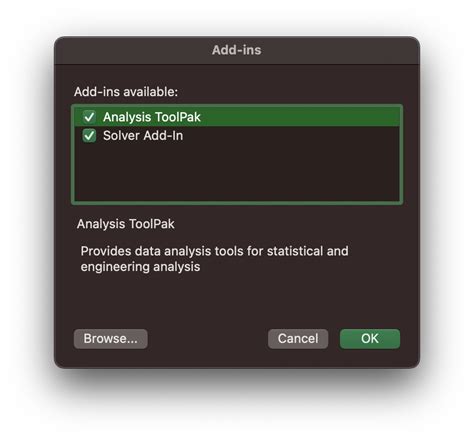 How To Add Data Analysis Add In In Excel On Mac Code2care